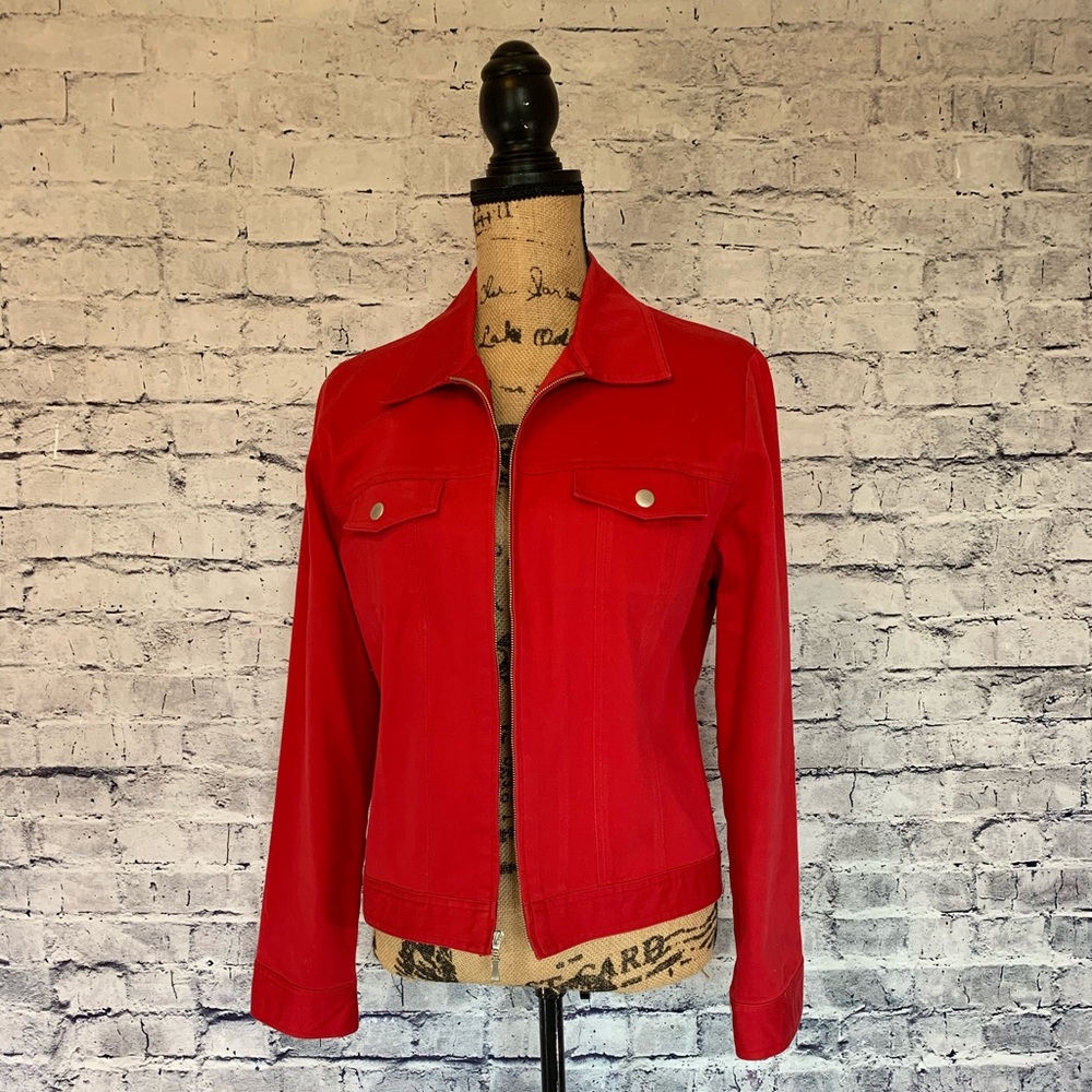 Red Denim Jacket